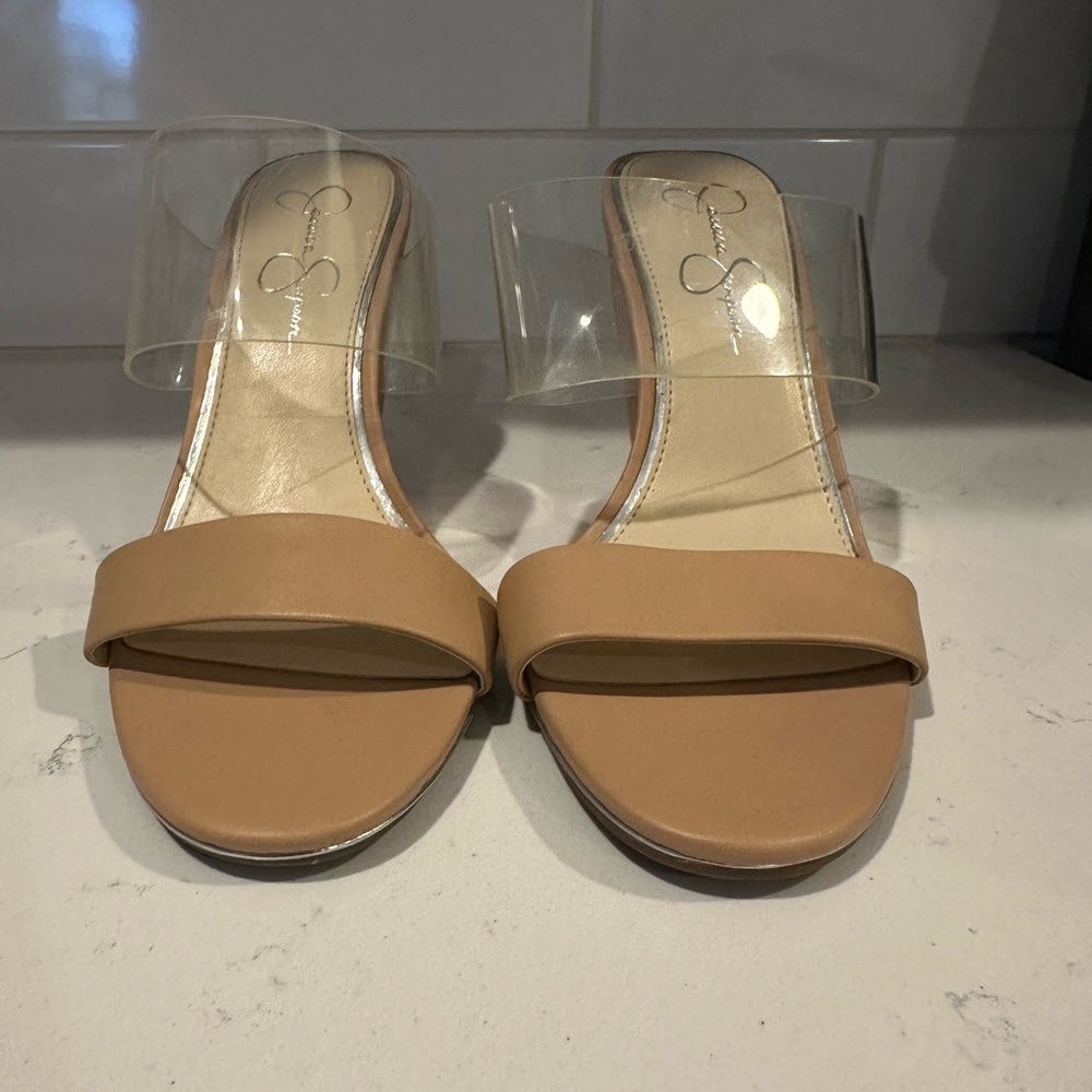 Jessica Simpson Tan Heeled Sandals